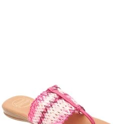 Andre Assous women NICE WOVEN PINK FEATHERWEIGHT SANDAL