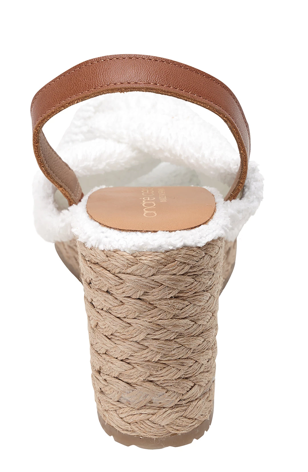 Andre Assous women GERTIE WHITE ESPADRILLE WEDGE SANDAL - Image 4