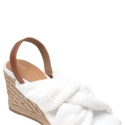 Andre Assous women GERTIE WHITE ESPADRILLE WEDGE SANDAL