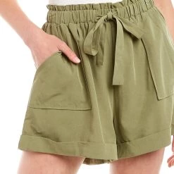 FindersKEEPERS women Finders Keepers Golden Linen-Blend Short