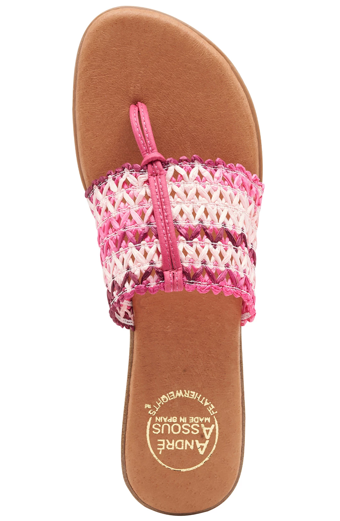 Andre Assous women NICE WOVEN PINK FEATHERWEIGHT SANDAL - Image 5
