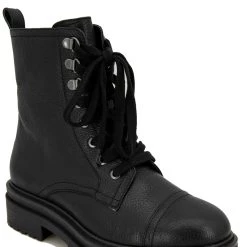 Andre Assous women FARAH COMBAT BOOTIE WITH INSIDE ZIPPER
