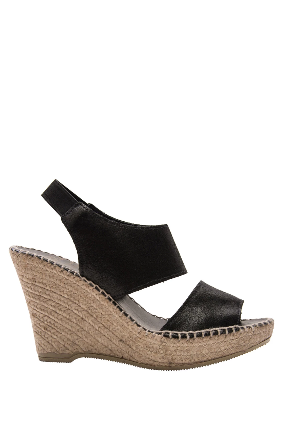 Andre Assous women REESE BLACK ESPADRILLE WEDGE - Image 2