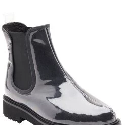 Andre Assous women PEGGY VINYL WATER RESISTANT FEATHERWEIGHT CHELSEA BOOTIE