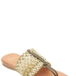 Andre Assous women NICE WOVEN KHAKI FEATHERWEIGHT SANDAL