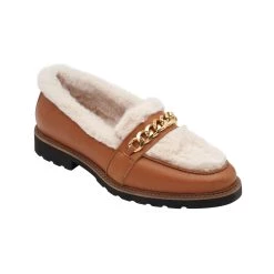 Andre Assous women PHILI FEATHERWEIGHT LUG LOAFER WITH FAUX FUR