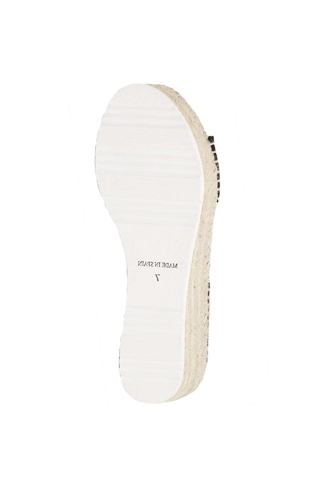 Andre Assous women CANDY BLACK / WHITE ESPADRILLE WEDGE SANDAL - Image 3