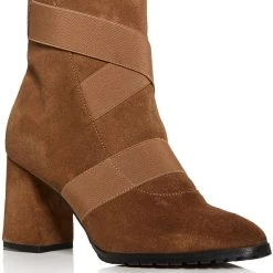 Andre Assous Porter A Womens Suede Pointed Toe Ankle Boots