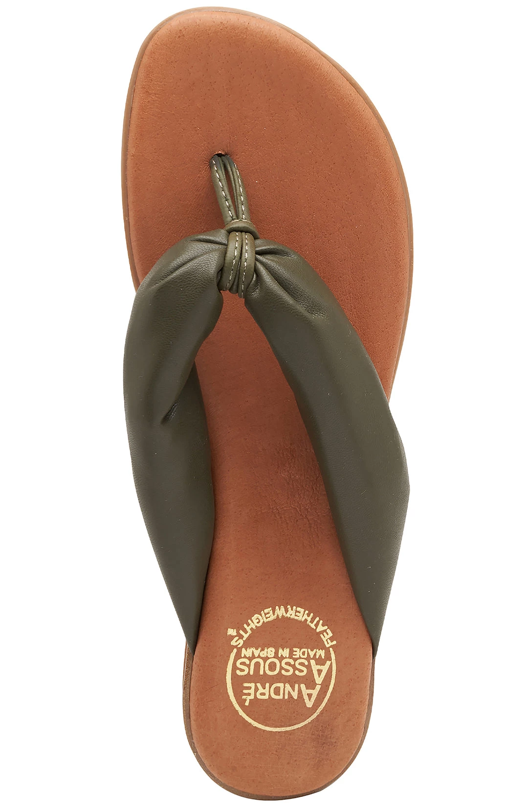 Andre Assous women NUYA GREEN MOSS FEATHERWEIGHT SANDAL - Image 4